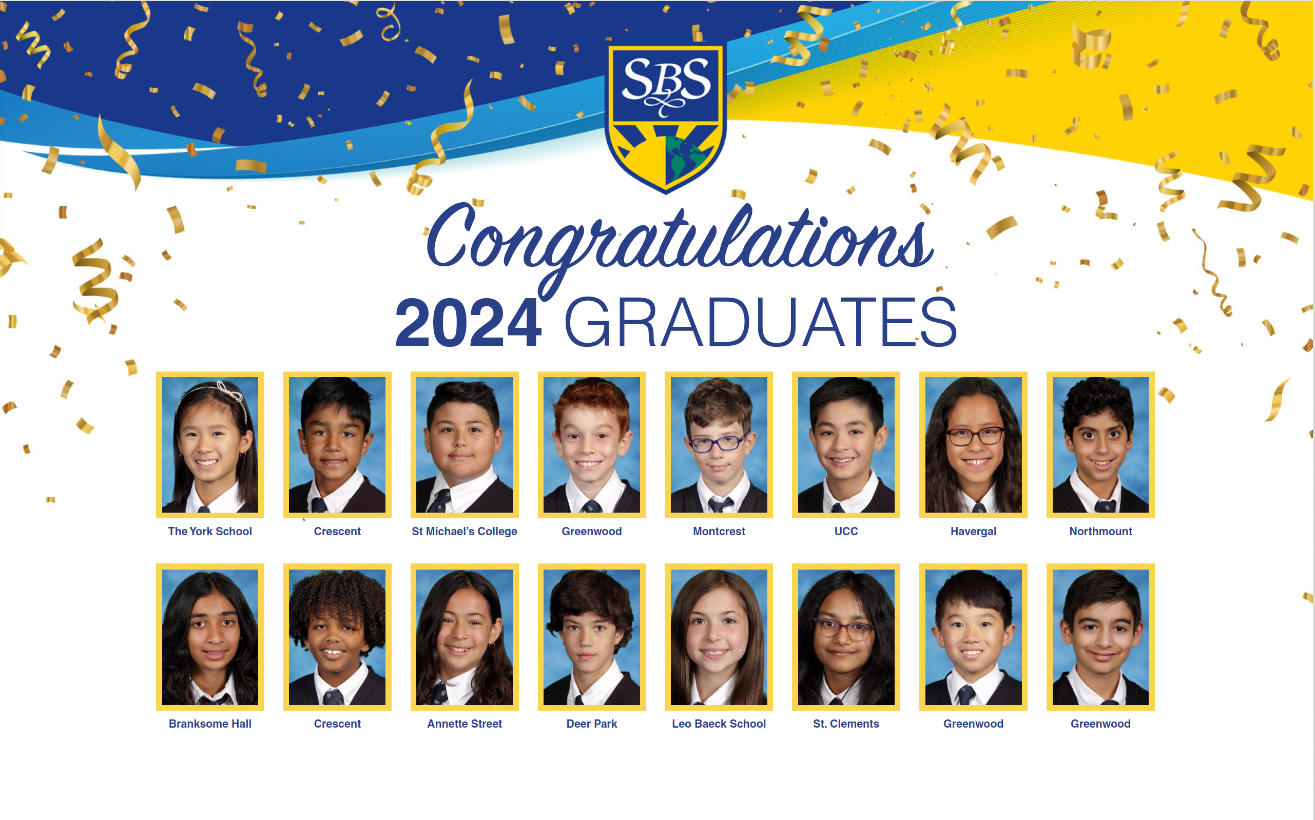 Congratulations Graduating Class of 2024